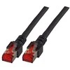 Efb Elektronik EFB CAT 6 Patchcord SSTP Juodas 10m (K5515.10)