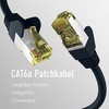 Efb Elektronik M-Cab CAT6A Juodas 1.5M PATCH CORD/RJ45 S/FTP LSZH 10GBIT CU LAN