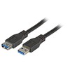 Efb Elektronik USB kabelis EFB USB-A - USB-A 1,8 m Juodas (K5237.1.8)