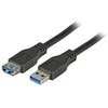 USB kabelis EFB USB-A - USB-A 1,8 m Juodas (K5237.1.8)
