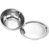 Excellent Housewares Nerūdijančio plieno serviravimo padėklas su dangčiu 26 cm