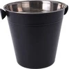 Excellent Houseware Plieninis kokteilių gaminimo rinkinys 4 vnt. juodas