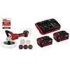 Einhell Rotorinis poliruoklis CE-CP 18/180 Li E-be akumuliatoriaus ir kroviklio 18 V