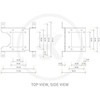 Ek Water Blocks Ek Vanduo Blocks EK Vanduo Blocks EK-UNI Pump Bracket (120mm Fan) – vertical