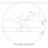 Ek Water Blocks EK vandens blokai EK Vanduo blokai EK-Quantum Vector² Strix RTX 3080/90 ABP šoninis dangtelis – sidabrinis