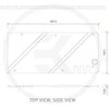 Ek Water Blocks Ek Vanduo Blocks EK Vanduo Blocks EK-Quantum Vector Strix RX 6800/6900 Backplate – Juodas