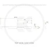 Ek Water Blocks „Ek Vanduo Blocks EK Vanduo Blocks EK-Quantum Vector² Trio RTX 3080/90 ABP“ šoninis dangtelis – nikelis