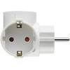 Electraline 3-vietis skirstytuvas el.lizdui baltas
