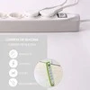 Electraline Prailginimo laidas A8D7E, 3 x 1 mm², 2 m, 3 lizdai, 2 USB