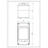 Elektro Plast Nasielsk Elektro-Plast HERMETICA tiper RN- 1x3 IP65 pilkas 2201- 01