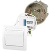 ELEKTROBOCK belaidis durų skambutis-230V AC su savarankiško mokymosi kodu BZ8-113