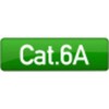 Efb Elektronik EFB RJ45 flat Komutacinis kabelis U/UTP, Cat.6A, PVC, 0,25m, juodas (K8107SW.0,25)