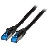 EFB Patchcord RJ45 S / FTP, kat. 6A, kat. 7 RohCable TPE superflex, 5 m, juodas (K5525FSW.5)