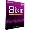 Elixir Strings Eliksyras Strings Eliksyras 16077 NanoWeb Phosphor Bronze 12-56 – Akustinės gitaros stygos