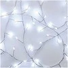 LED girlianda NANO, 4.5Vac (3xAA), 2.4m, 100 x LED, šaltai balta, su laikmačiu, EMOS
