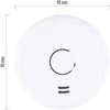 Dūmų detektorius su baterija EMOS, 85 dB, baltas