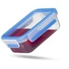 Emsa Food Clip&amp;Close 508568 5 vnt. Rinkinys skaidrus/mėlynas
