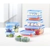 Emsa Food Clip&amp;Close 515583 transp./žalias 0,55l 3p komplektas