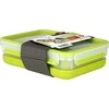 Emsa Clip&amp;Go Priešpiečių dėžutė 518098 1,2l Transparent/Žalias