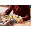 Emsa Emsa Clip&amp;Close stiklinis maisto konteineris 1,3 L raudonas