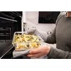 Emsa Emsa Clip&amp;Close stiklinis maisto konteineris 1,3 L raudonas