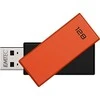 Pendrive Emtec Emtec C350 Brick pamięć USB 128 GB USB Typu-A 2.0 Juodas, Oranžinė