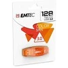 Oranžinis Emtec USB2.0 C410 128GB Oranžinis