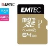 Atminties kortelė Karta Emtec Gold+ Micro SDXC 64 GB, 10 klasė (ECMSDM64GXC10GP)