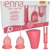 "Enna Cycle" menstruacinė taurelė S dydžio 2 vnt + aplikatorius