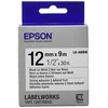 Epson LK-4WBW (C53S654016) Ženklinimo juostos kasetė, Strong Adhesive, Juodas on Baltas (12mm, 9m)