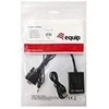 Adapteris AV Equip VGA na HDMI Adapteris su Audio juoda 15cm
