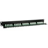 Equip Patchpanel 25x RJ45 Cat3 19" UTP 1HE ISDN šviesiai pilkas