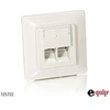 Equip 125721 šakutės lizdas RJ-45 Balta