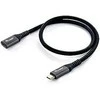Kabelis USB Equip USB-C - USB-C 0.5 m Juodas (128370)