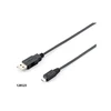 Equip 128594 USB kabelis 1 m 2.0 USB A Micro-USB B Juoda