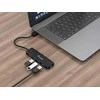 Equip Įrengti USB-Hub 4-Port 3.2 ->4x3.0 +USB-C Adp.5Gbps o.Netz.sw