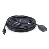 USB kabelis Equip USB-A - USB-A 10 m Juodas (133347)