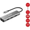 Equip Adapteris AV įranga Adapteris USB-C -> HDMI/DisplayPort/VGA 4K/1080P/60Hz gr