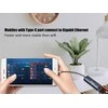 Adapteris AV Equip Equip Dock USB-C->RJ45 10/100/1000 + 100W PD 0,15m gr