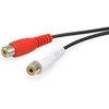 Kabelis Equip Jack 3,5 mm - RCA (Cinch) x2 2,5 m juoda (147093)