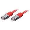 Equip Patchcord, Cat6, S/FTP, HF, 7.5m, raudona (605525)