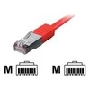 Equip Patricover Cat6, S / FTP, raudona, 15m (605528)