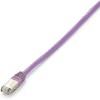 Equip Patchcord, S/FTP, Cat6, PIMF, HF, 0.25m, violetinė (605553)