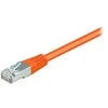 Equip Patchcord, Cat6, S/FTP, HF, 10m, oranžinė (605576)