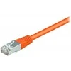 Equip Pečburnas, Cat6, S / FTP, HF, 20m, oranžinė (605579)