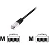 Equip Patchkabel Cat6 S/FTP 2xRJ45 0.50m juodas LSZH Polybeutel