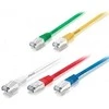 Equip Įrengti Patchcord Cat6a, S / FTP, 5m, rožinė (605654)