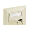 RJ45 Rahmenset Equip 3xRJ45 Unterputz perlweiß - 760304