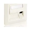 RJ45 Rahmenset Equip 3xRJ45 Unterputz reinweiß - 761304