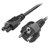 Equip Netzanschlusskabel Schukon. -> IEC C5 St/Bu 1,80 Polybeutel